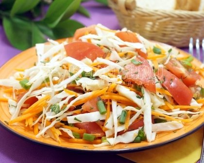 Салат из свежей капусты «Наоми»